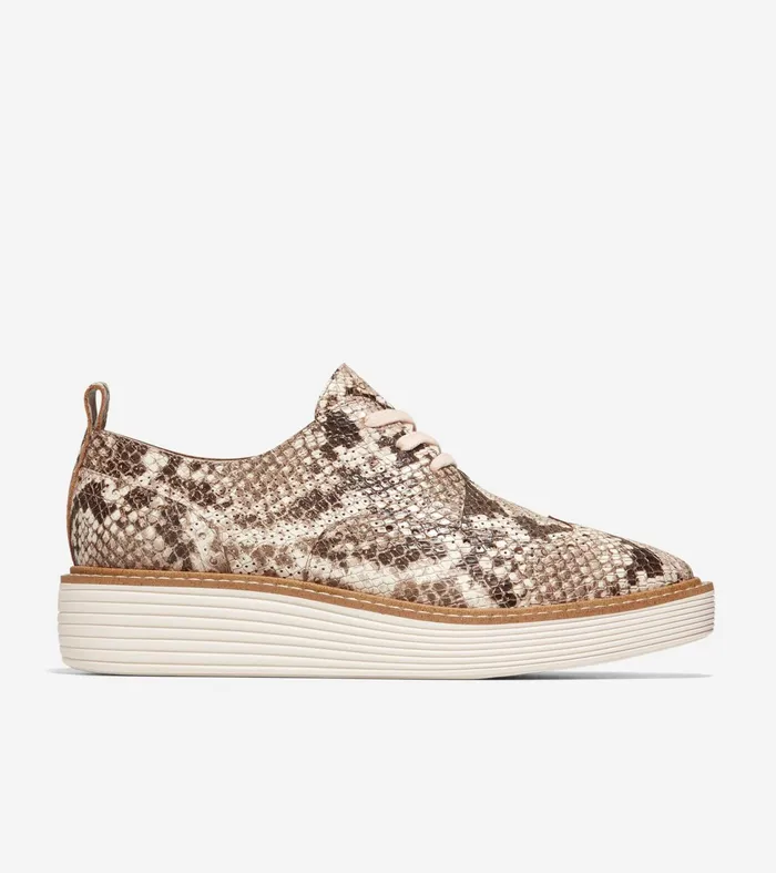 Women riginalGrand Platform Wingtip Oxfords Sandollar Snake Printivory Cole Haan Oxfords Women riginalGrand Platform Wingtip Oxfords Sandollar Snake Printivory Cole Haan Oxfords