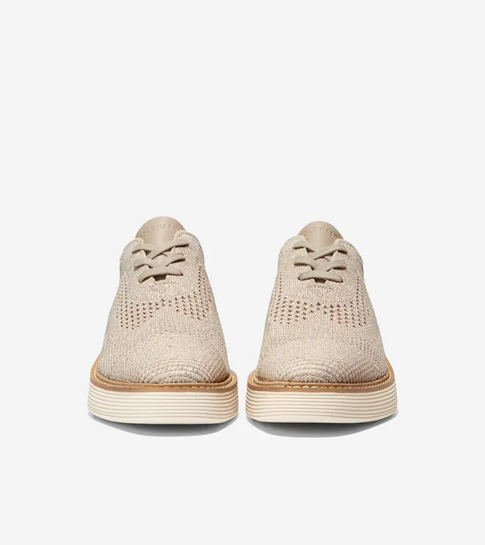 Women riginalGrand Stitchlitetrade Platform Wingtip Oxfords Rye Knitivory Stitchliteandtrade Cole Haan Oxfords