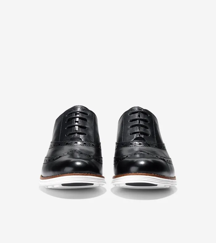 Women riginalGrand Wingtip Oxfords Blackoptic White Cole Haan Oxfords