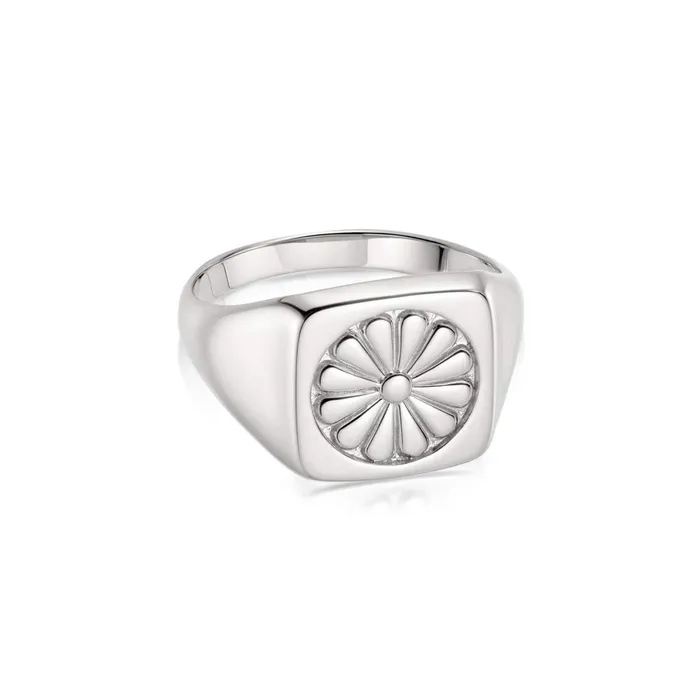 Women Signet Rings Daisy London Jewellery Daisy Bloom Signet Ring Sterling Silver Women Signet Rings Daisy London Jewellery Daisy Bloom Signet Ring Sterling Silver