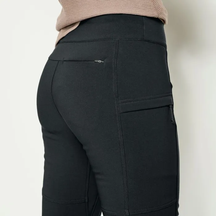 Women Softshell Natural Fit StraightLeg Pants Black Orvis Pants