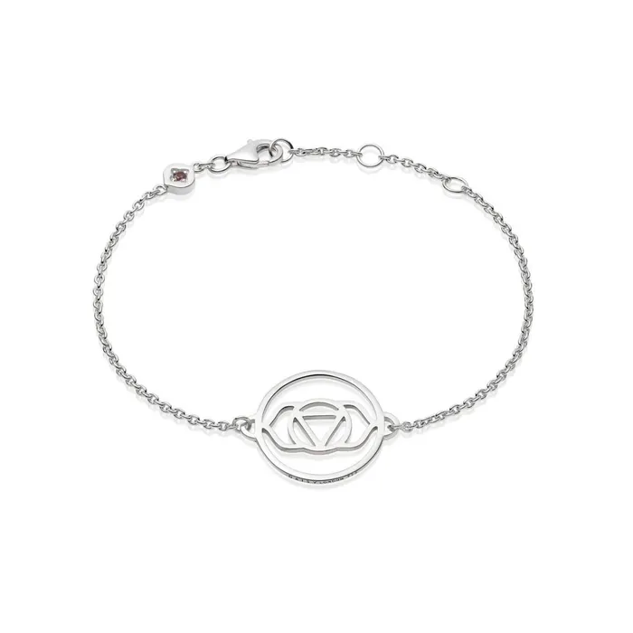 Women Stacking Bracelets Daisy London Jewellery Brow Chakra Chain Bracelet Silver