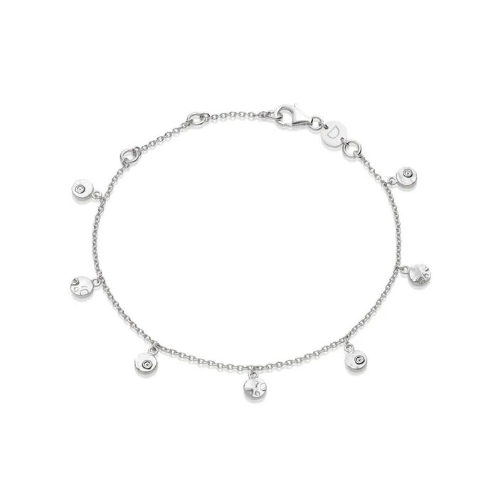 Women Stacking Bracelets Daisy London Jewellery Isla Fossil Charm Bracelet Sterling Silver Women Stacking Bracelets Daisy London Jewellery Isla Fossil Charm Bracelet Sterling Silver