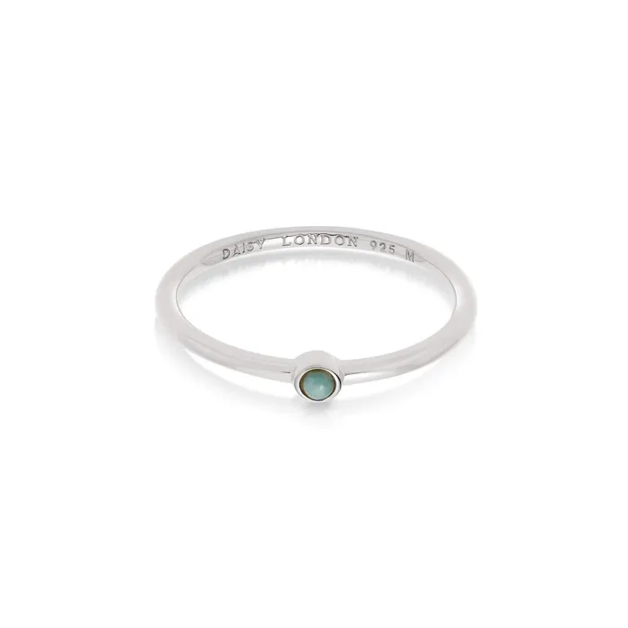 Women Stacking Rings Daisy London Jewellery Amazonite Healing Stone Ring Sterling Silver Women Stacking Rings Daisy London Jewellery Amazonite Healing Stone Ring Sterling Silver