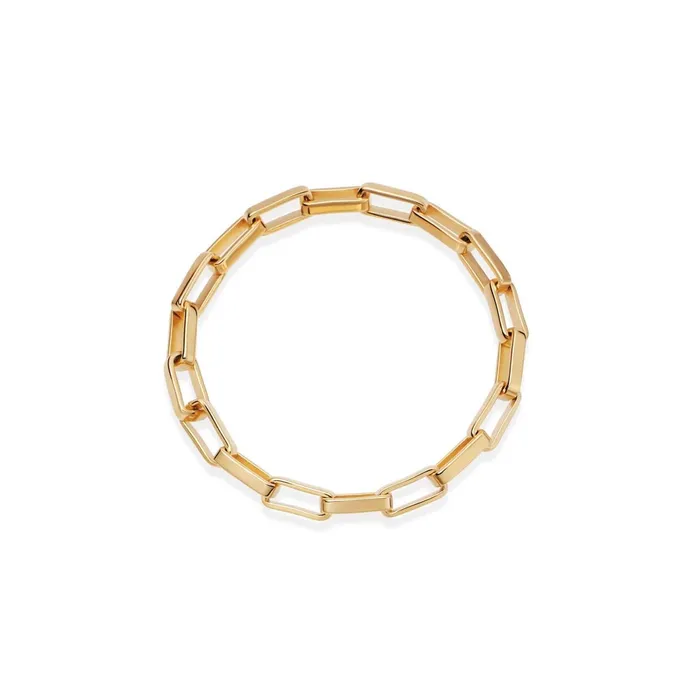 Women Stacking Rings Daisy London Jewellery Este Lalonde Box Chain Ring 18ct Gold Plate Women Stacking Rings Daisy London Jewellery Este Lalonde Box Chain Ring 18ct Gold Plate
