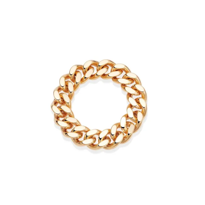 Women Stacking Rings Daisy London Jewellery Este Lalonde Chunky Curb Chain Ring 18ct Gold Plate Women Stacking Rings Daisy London Jewellery Este Lalonde Chunky Curb Chain Ring 18ct Gold Plate