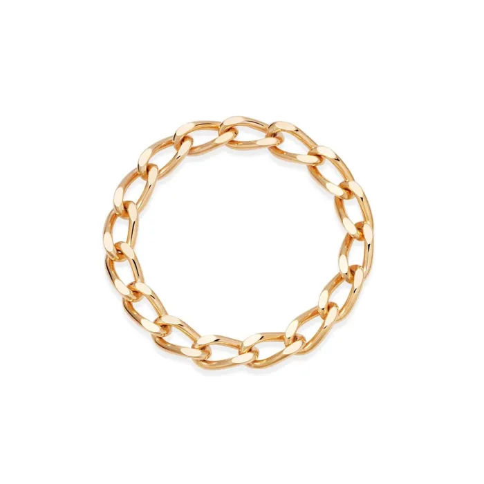 Women Stacking Rings Daisy London Jewellery Este Lalonde Open Curb Chain Ring 18ct Gold Plate Women Stacking Rings Daisy London Jewellery Este Lalonde Open Curb Chain Ring 18ct Gold Plate