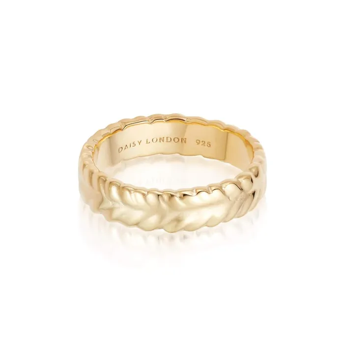 Women Stacking Rings Daisy London Jewellery Este Lalonde Thea Chunky Stacking Ring 18Ct Gold Plate Women Stacking Rings Daisy London Jewellery Este Lalonde Thea Chunky Stacking Ring 18Ct Gold Plate