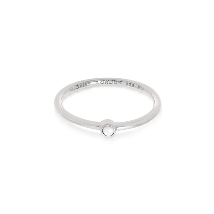 Women Stacking Rings Daisy London Jewellery Howlite Healing Stone Ring Sterling Silver Women Stacking Rings Daisy London Jewellery Howlite Healing Stone Ring Sterling Silver