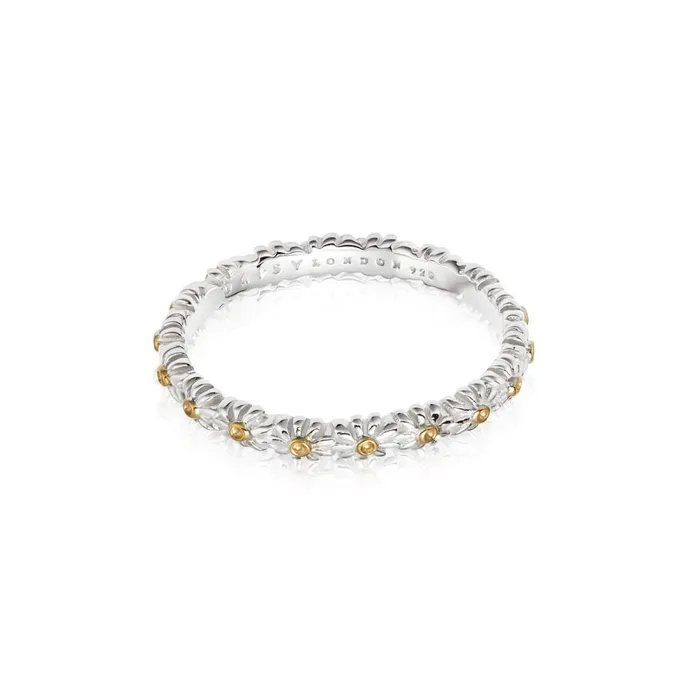 Women Stacking Rings Daisy London Jewellery Iota Daisy Ring