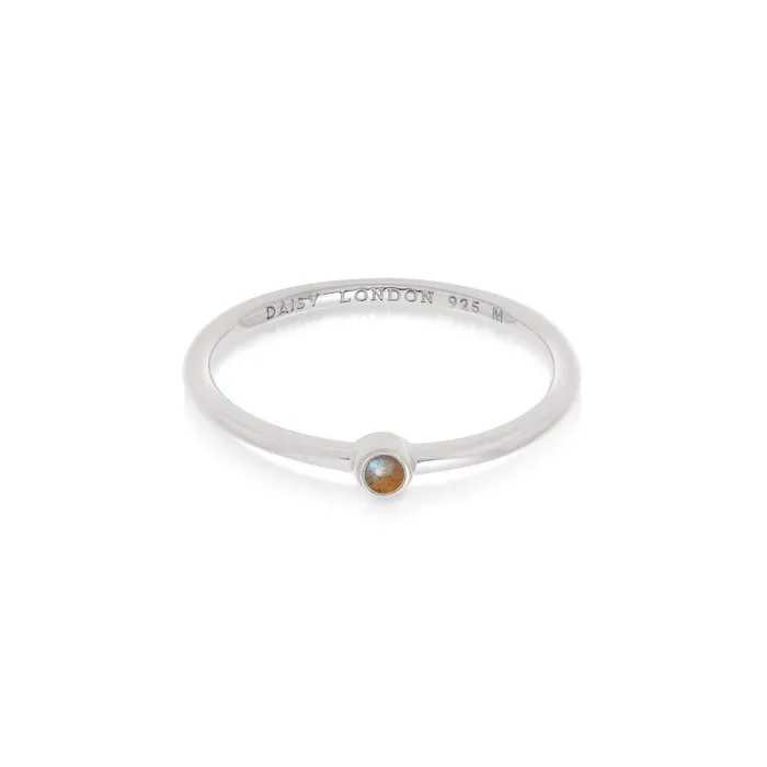 Women Stacking Rings Daisy London Jewellery Labradorite Healing Stone Ring Sterling Silver Women Stacking Rings Daisy London Jewellery Labradorite Healing Stone Ring Sterling Silver