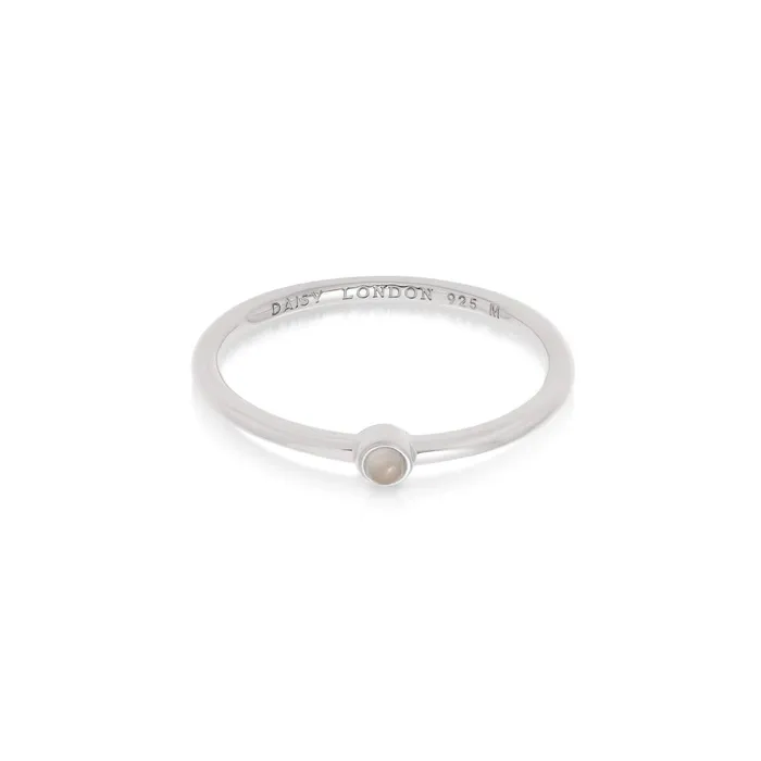 Women Stacking Rings Daisy London Jewellery Rose Quartz Healing Stone Ring Sterling Silver Women Stacking Rings Daisy London Jewellery Rose Quartz Healing Stone Ring Sterling Silver