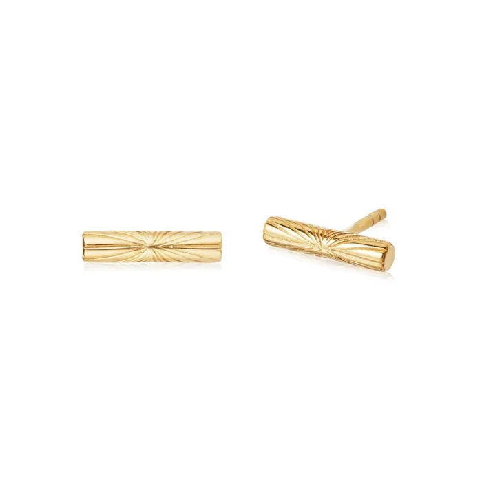 Women Stud Earrings Daisy London Jewellery Este Lalonde T Bar Stud Earrings 18Ct Gold Plate Women Stud Earrings Daisy London Jewellery Este Lalonde T Bar Stud Earrings 18Ct Gold Plate