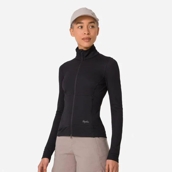 Women Tech Fleece Blackgreymulch Licorice Rapha Hoodies TShirts and Tops