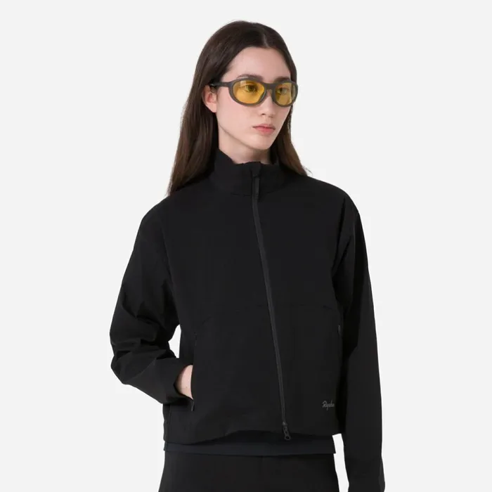 Women Tech Jacket Blackgreypale Brown Rapha Jackets and Vests