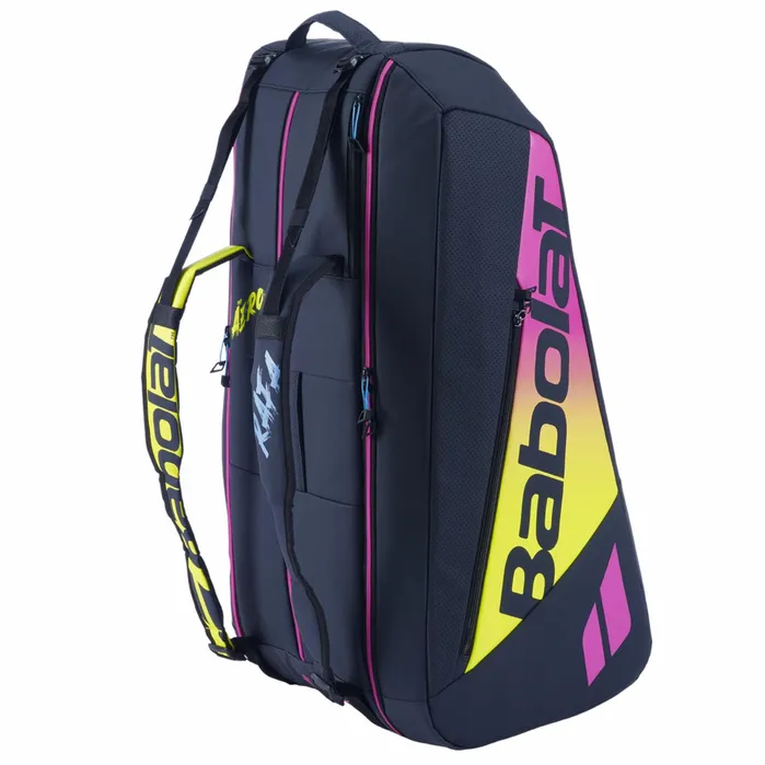 Women Tennis Babolat RH12 Pure Aero Rafa Blue Yellow Pink