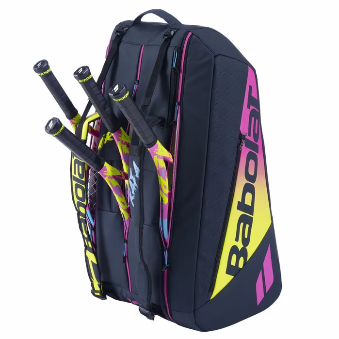 Women Tennis Babolat RH12 Pure Aero Rafa Blue Yellow Pink