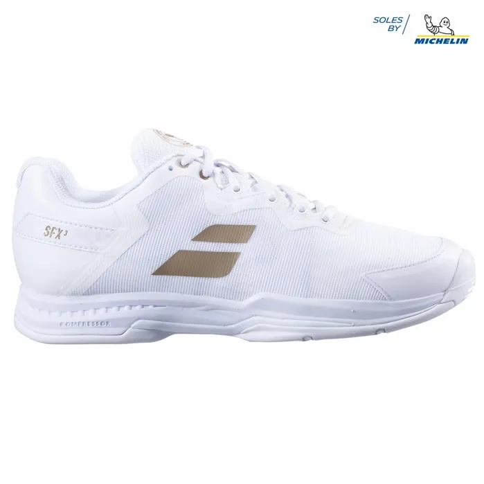Women Tennis Babolat SFX 3 Wimbledon All Court Women Whitegold