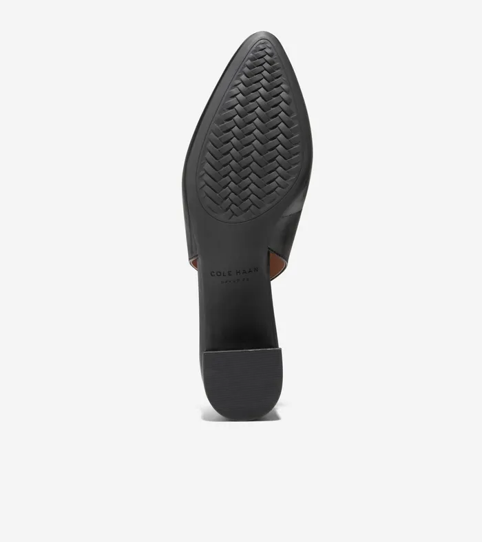 Women The GoTo Slingback Pump 45MM Black Leather Cole Haan Heels and Pumps