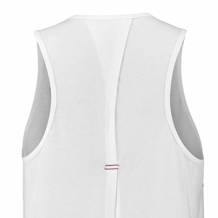 Women Tops Babolat Aero Cotton Tank Heather Whitegrey
