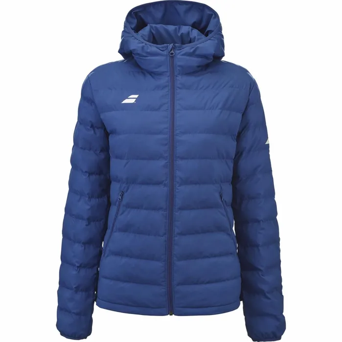 Women Tops Babolat Execise Padded Jacket Women Dark Blue