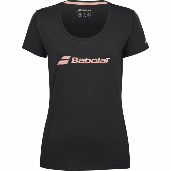 Women Tops Babolat Exercise Babolat Tee Women Black