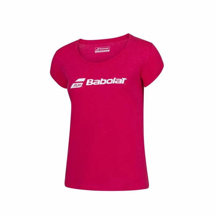 Women Tops Babolat Exercise Babolat Tee Women Heather Pink