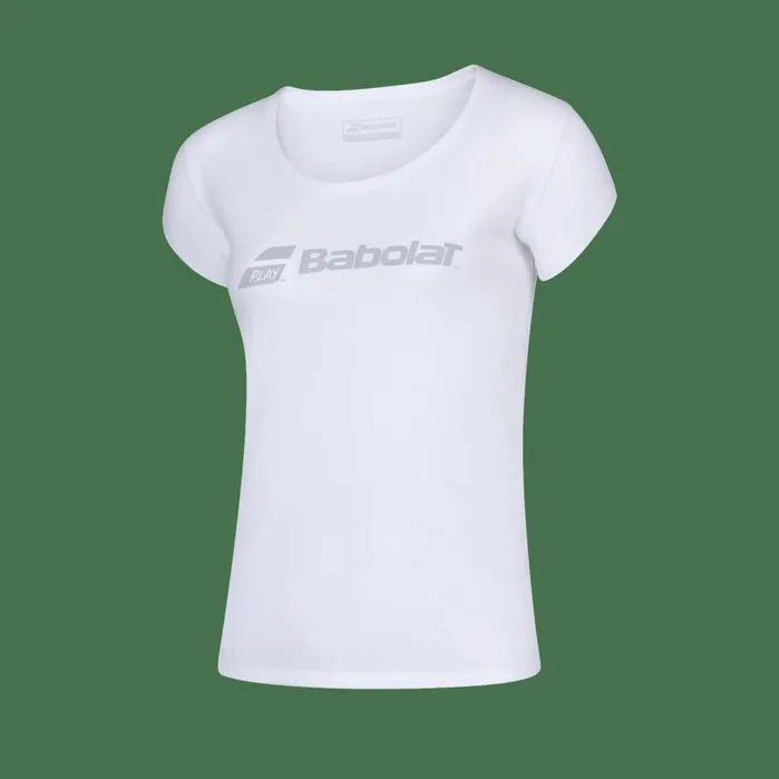 Women Tops Babolat Exercise Babolat Tee Women Heather White