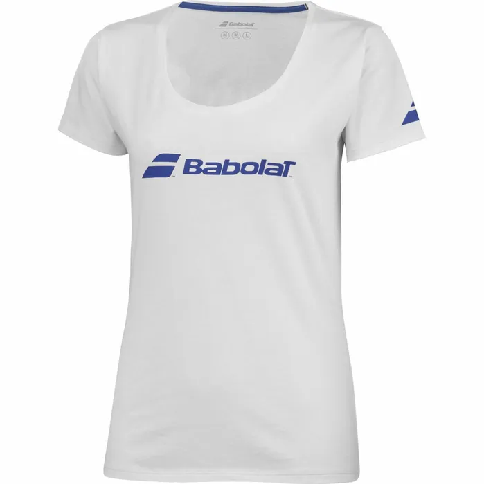 Women Tops Babolat Exercise Babolat Tee Women White