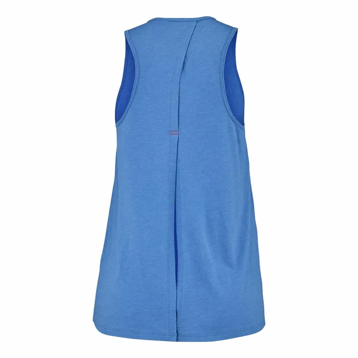 Women Tops Babolat Exercise Cotton Tank Heather Blue