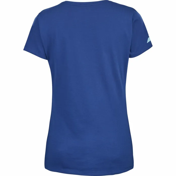 Women Tops Babolat Exercise Flag Tee Women Blue