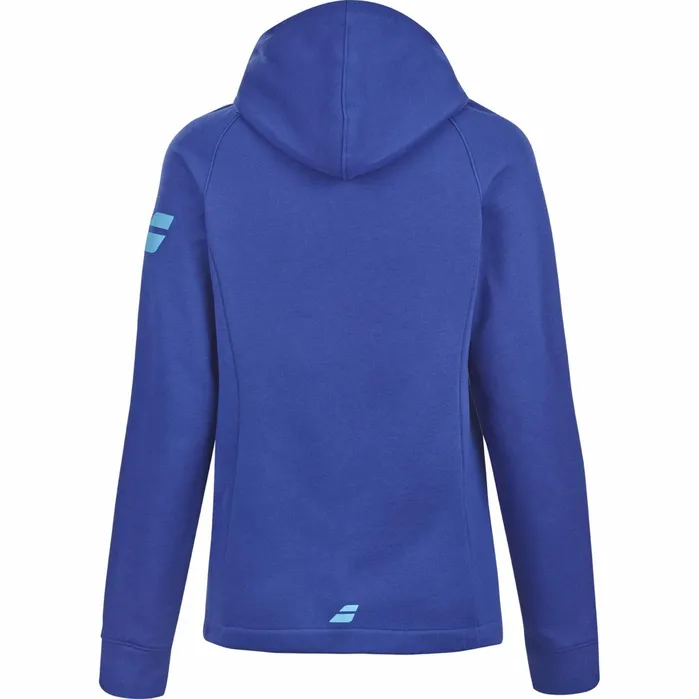 Women Tops Babolat Exercise Hood Jacket Women Dark Blue