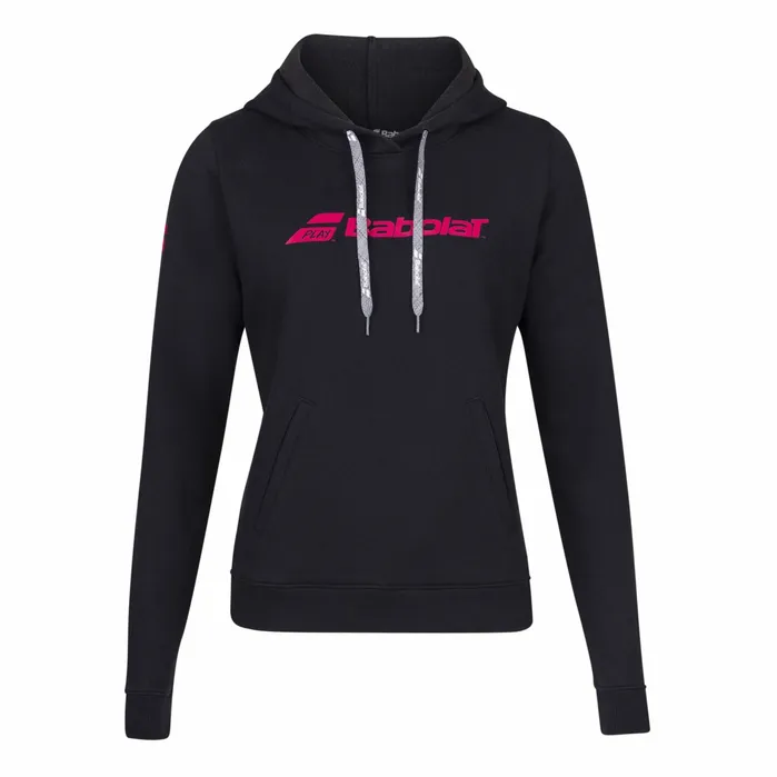 Women Tops Babolat Exercise Hood Sweat Women Black
