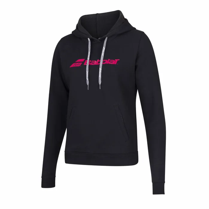 Women Tops Babolat Exercise Hood Sweat Women Black