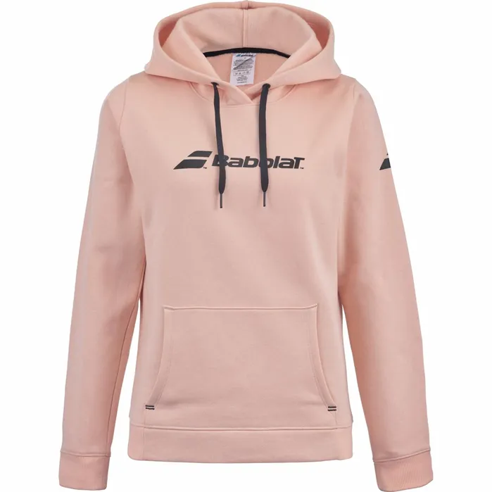 Women Tops Babolat Exercise Hood Sweat Women Pink