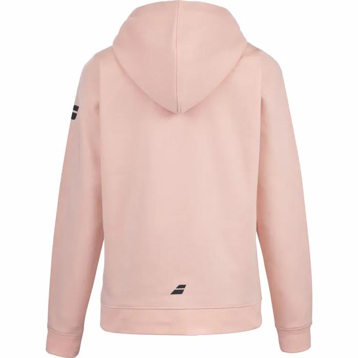 Women Tops Babolat Exercise Hood Sweat Women Pink