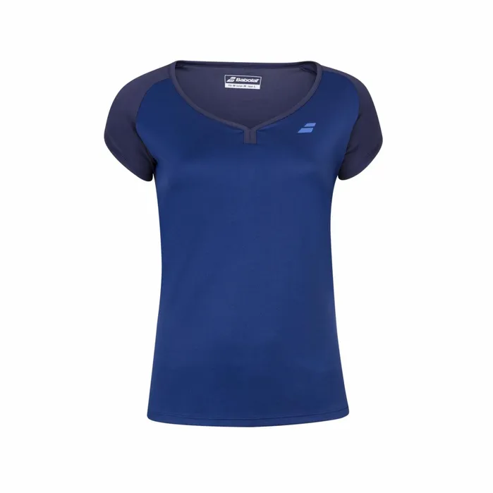 Women Tops Babolat Play Cap Sleeve Top Dark Blue