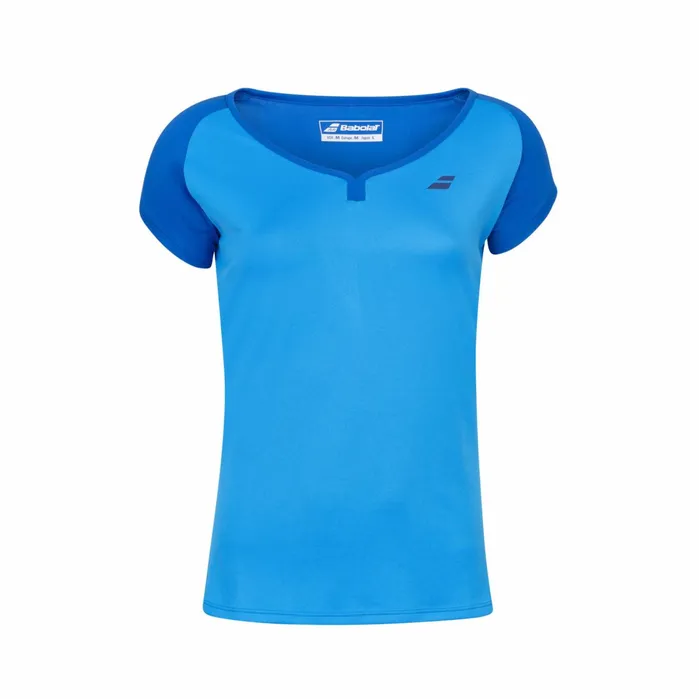 Women Tops Babolat Play Cap Sleeve Top Light Blue