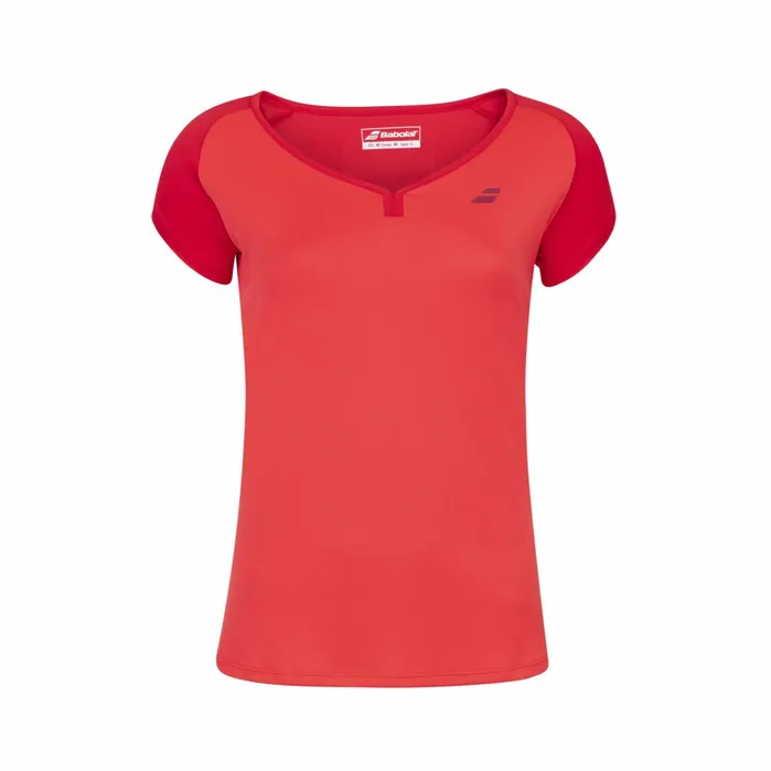 Women Tops Babolat Play Cap Sleeve Top Red