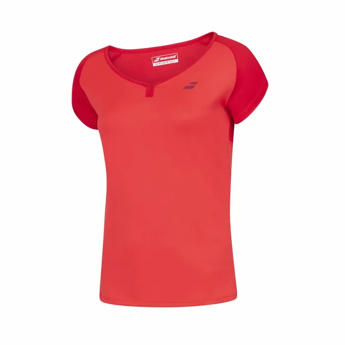 Women Tops Babolat Play Cap Sleeve Top Women Red