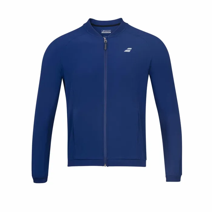 Women Tops Babolat Play Jacket Women Dark Blue