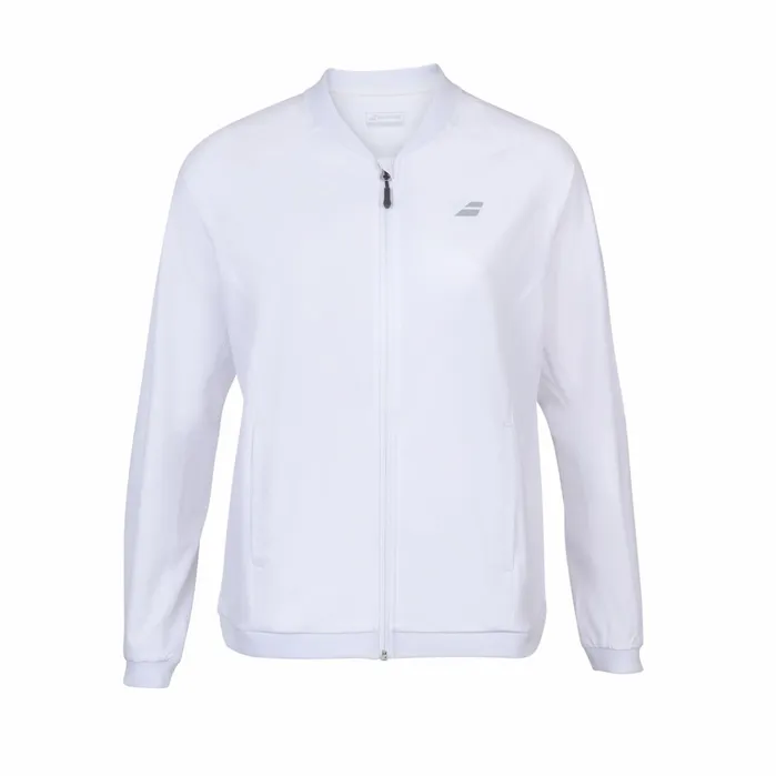 Women Tops Babolat Play Jacket Women White