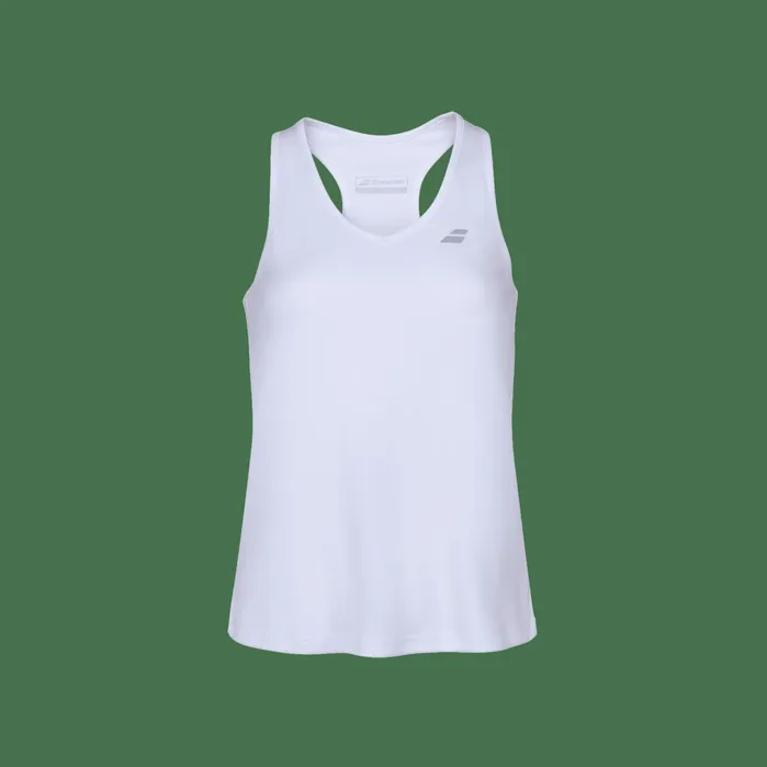 Women Tops Babolat Play Tank Top White