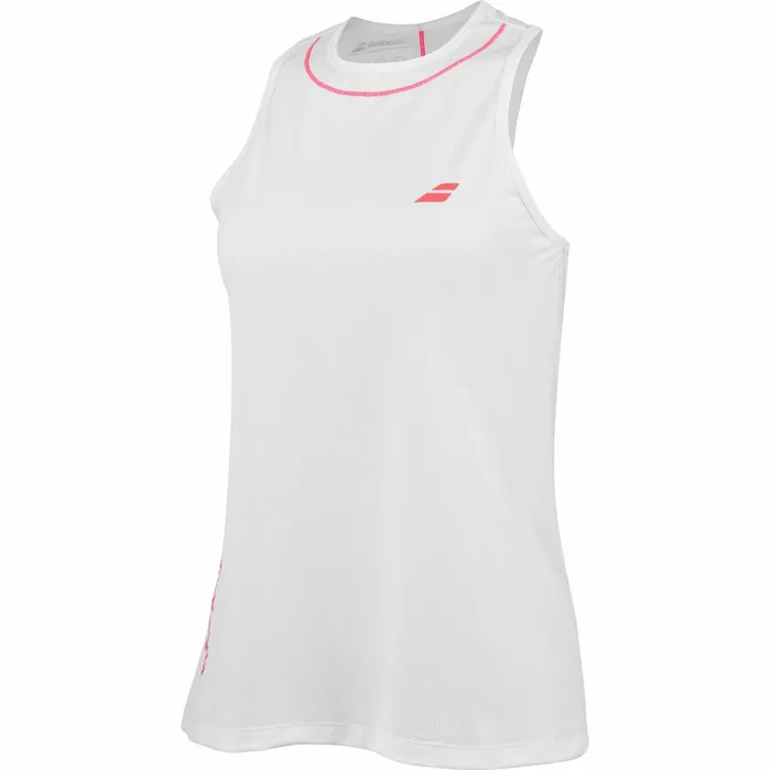 Women Tops Babolat Strike Tank Top Women White Red
