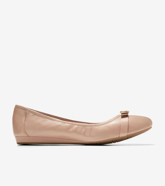 Women Tova Bow Ballet Brush Cole Haan Flats and SlipOns