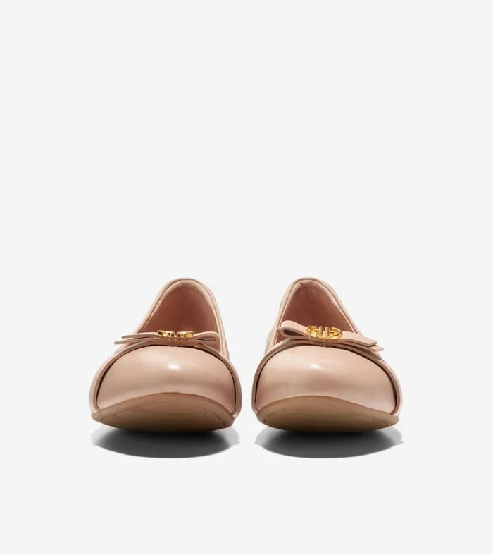 Women Tova Bow Ballet Brush Cole Haan Flats and SlipOns