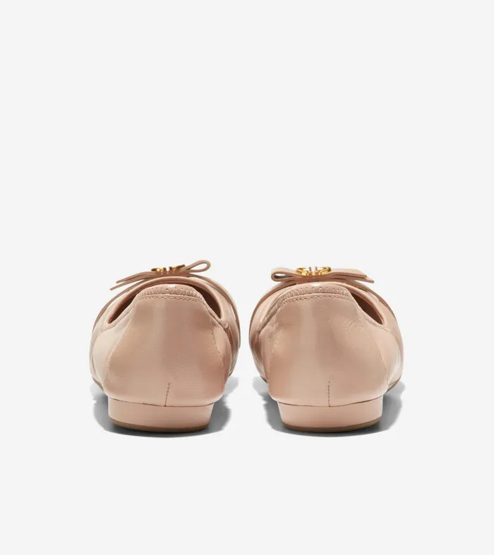 Women Tova Bow Ballet Brush Cole Haan Flats and SlipOns