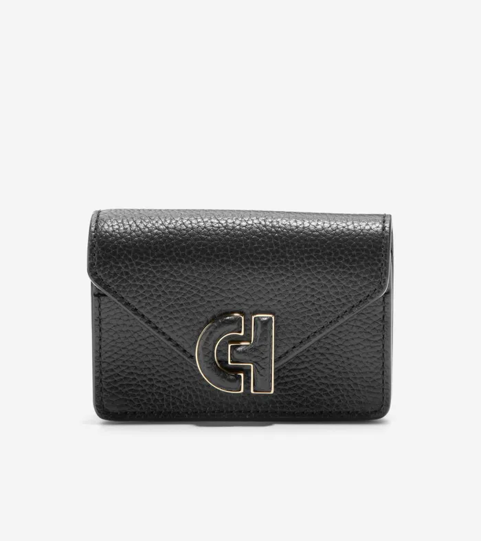 Women Town Card Case Gift Set Black Cole Haan Wallets and Wristlets