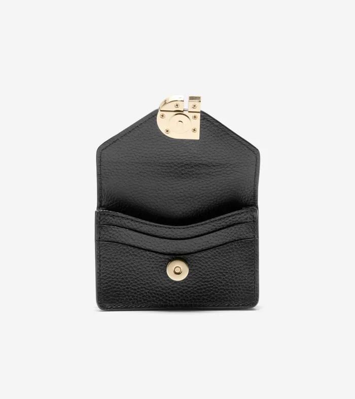 Women Town Card Case Gift Set Black Cole Haan Wallets and Wristlets