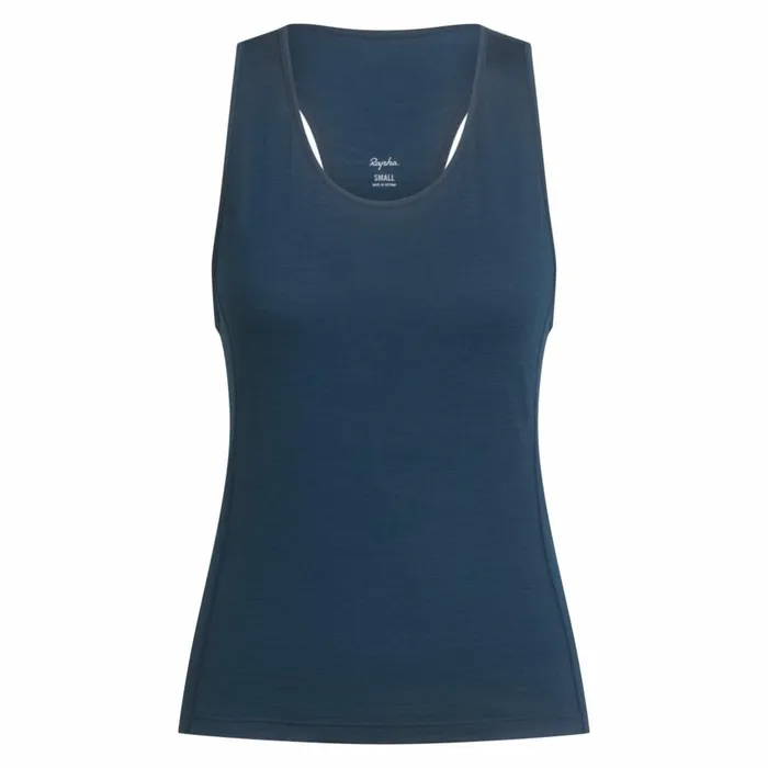 Women Trail Merino Tank Deep Blueblack Rapha Archive